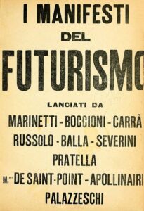 manifesto do futurismo