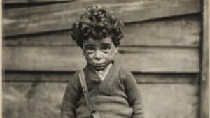 Lewis Hine, Child exploited by child labor.