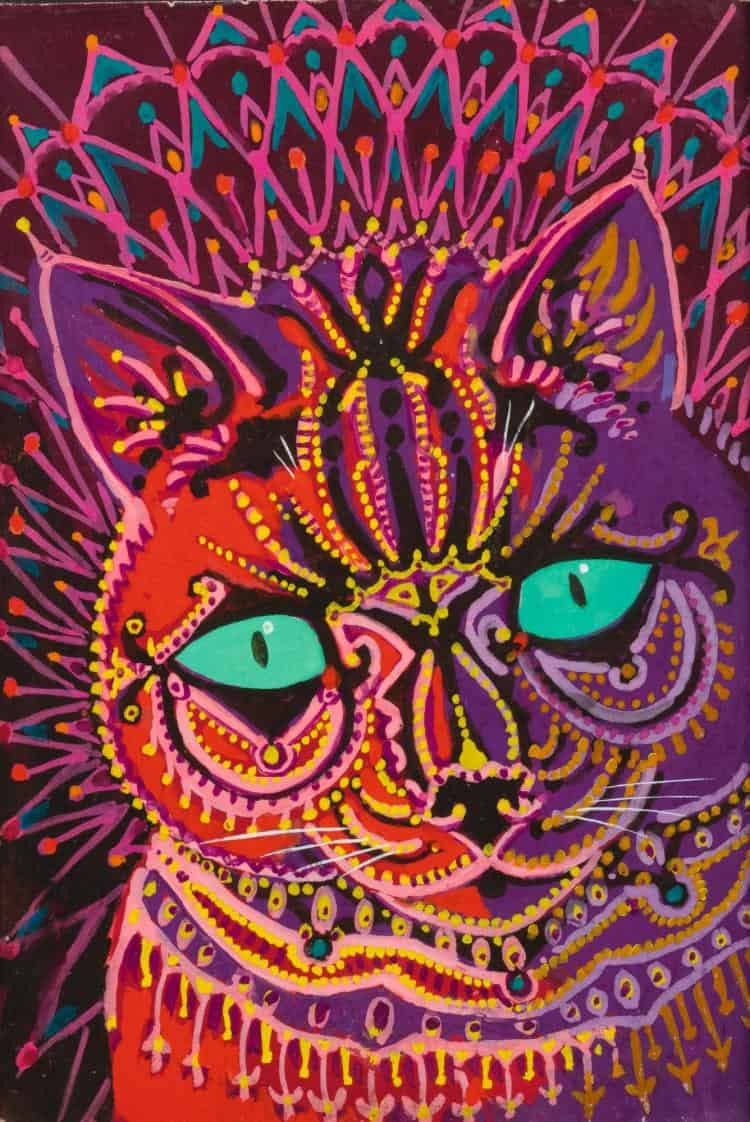 louis wain kaleidoscope cat