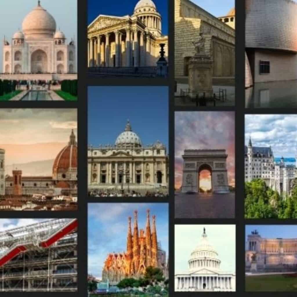 história da arquitetura a partir de 30 monumentos