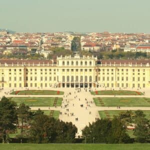 palácio austriaco de arquitetura barroca