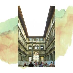 vista da Galeria dos Uffizi