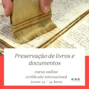 Conservação de livros e documentos cursos online