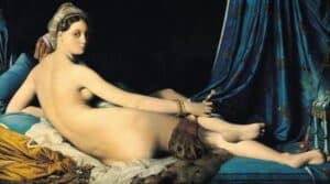 Pinturas neoclássicas - Jean-Auguste-Dominique Ingres, A Grande Odalisca