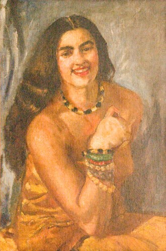 Amrita Shan-Gil Autorretrato, sem data conhecida