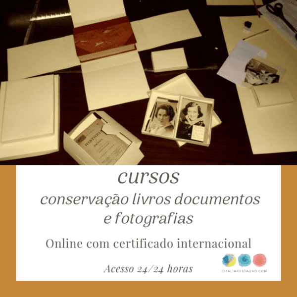 conservação e preservação de documentos e livros
