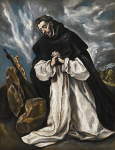São Domingos (1170–1221), retrato de El Greco, por volta de 1600