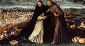 São Domingos e São Francisco, Angelo Lion , Basilica dei Santi Giovanni e Paolo, Veneza