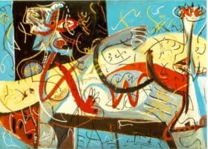 Jackson Pollock Stenographic Figure 1942