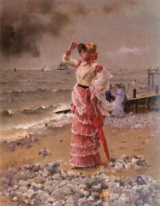 Alfred Stevens Uma mulher elegante 1884