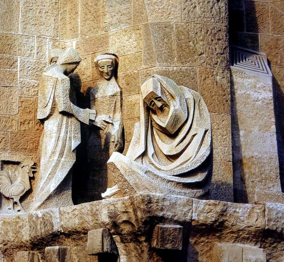 Negação de Pedro Basílica da Sagrada Família