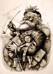 Thomas Nast, Merry Old Santa Claus, 1881.