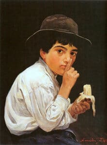 Almeida Júnior, Garoto com banana, 1897