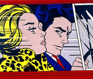 Pop Art - No Carro, Roy Lichtenstein, 1963