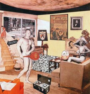 Pop Art O Que Torna os Lares Tão Diferentes, Tão Atraentes? , de Richard Hamilton, 1956