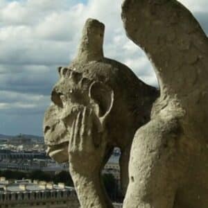 uma quimera de Notre Dame de Paris