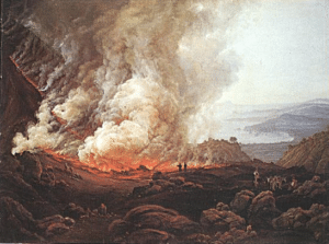 Erupcion del Vesubio