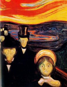 Edvard Munch Ansiedade 1894