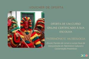 Imagem de capa de voucher para curso de museologia e património