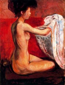 Edvard Munch, Paris Nude 1896