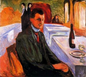 Edvard Munch, auto-retrato, 1906