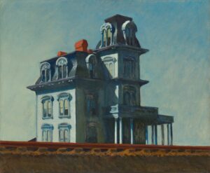 Casa junto a la vía del tren (House by the Railroad) Edward Hopper, 1925