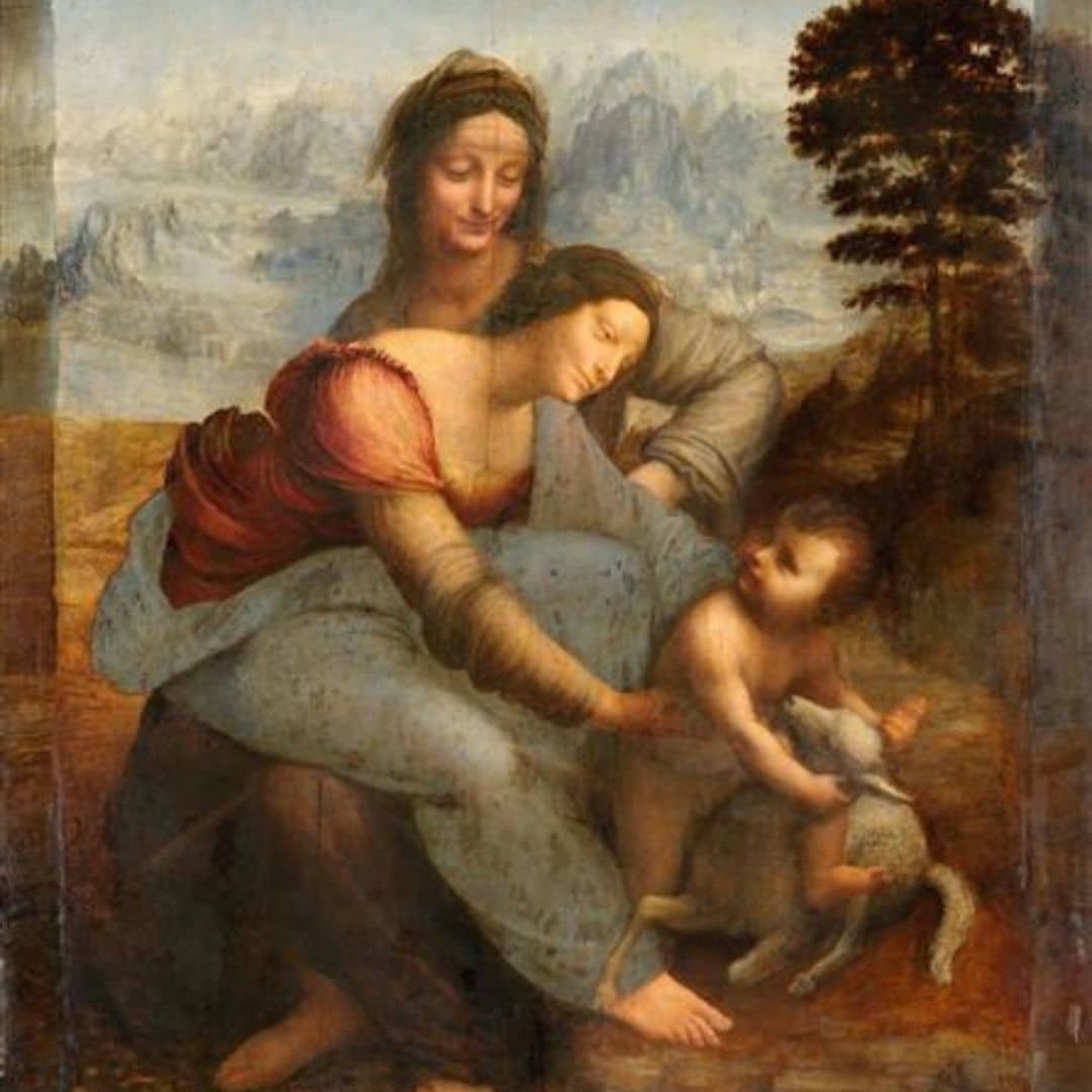 Maria com Jesus e Isabel, obra de Leonardo da Vinci
