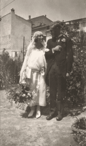 Photo of Maurits and Jetta's wedding in Viareggio, June 16, 1924