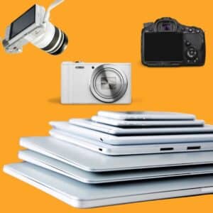 Vários dispositivos de armazenamento digital