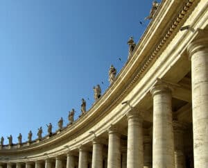 Colunata da Praça de Bernini - Basilica São Pedro