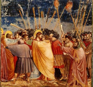 Significado da cor - o beijo de Judas Giotto de Bondone