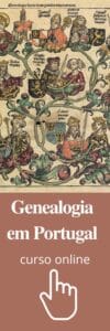 uma capa do curso genealogia em Portugal