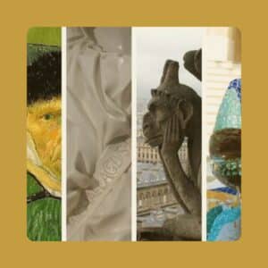 capa de voucher de curso de história da arte