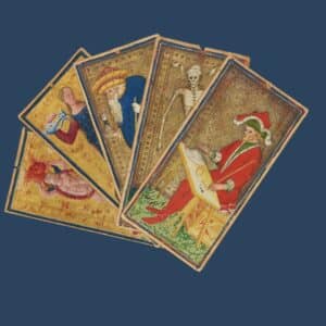 cartas de tarot do baralho histórico
