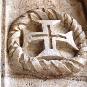 brasao portugues com cruz de cristo